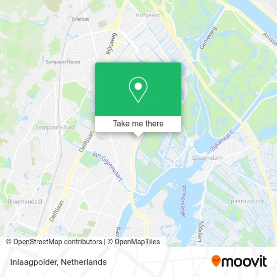 Inlaagpolder map