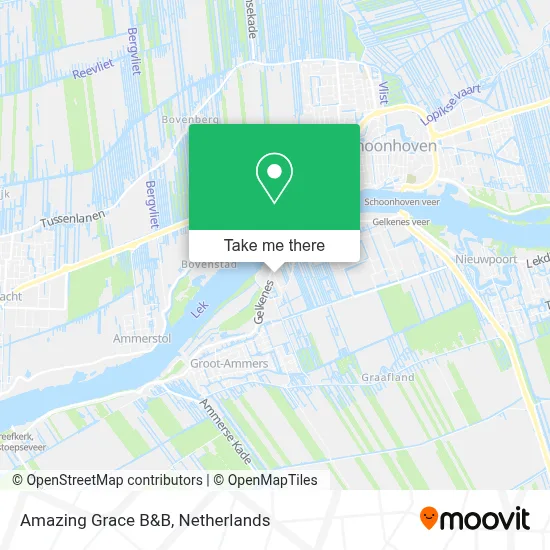 Amazing Grace B&B map