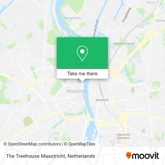 The Treehouse Maastricht map