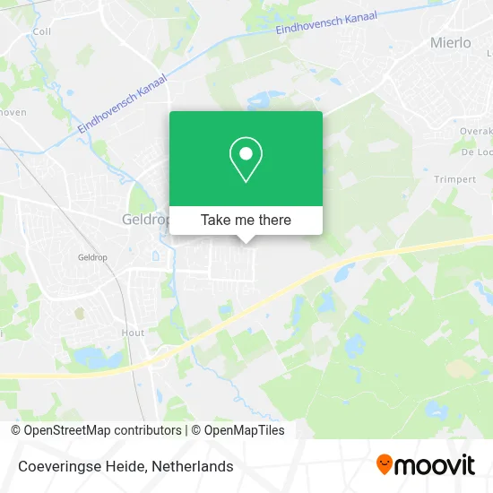 Coeveringse Heide Karte