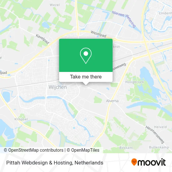 Pittah Webdesign & Hosting map