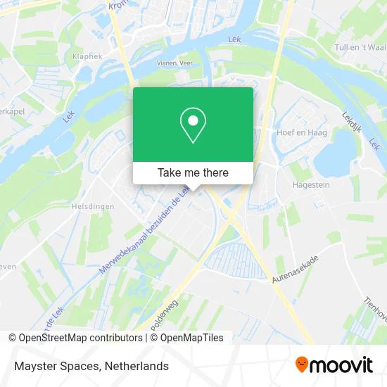 Mayster Spaces map