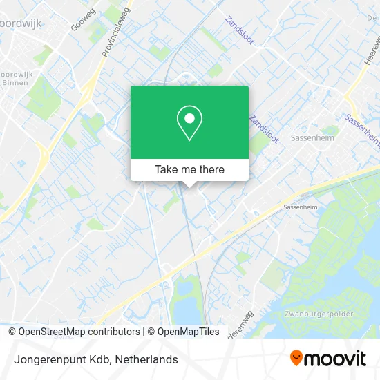 Jongerenpunt Kdb map