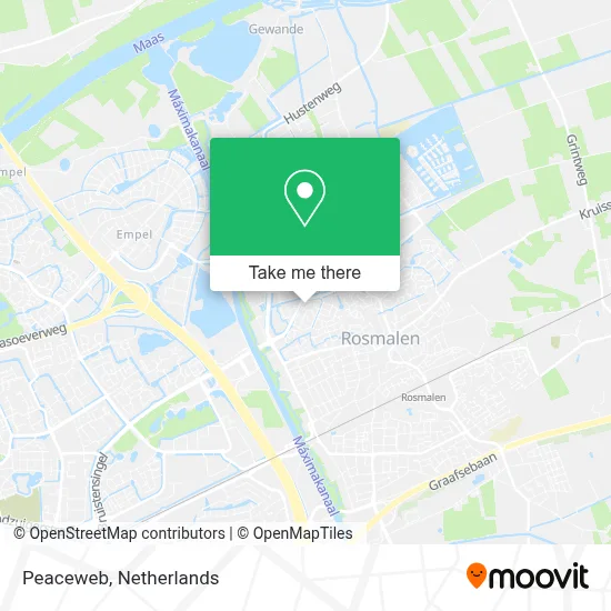 Peaceweb map