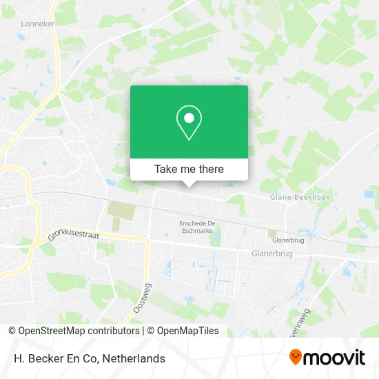 H. Becker En Co map