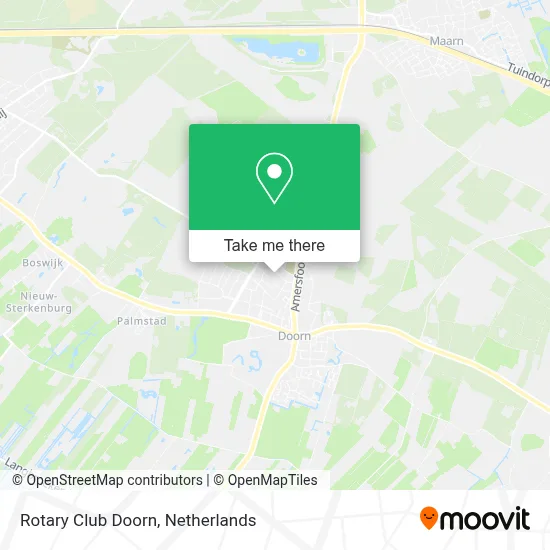 Rotary Club Doorn map