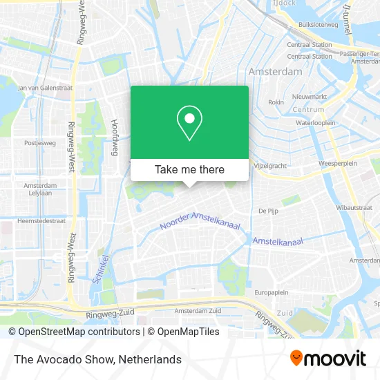 The Avocado Show map