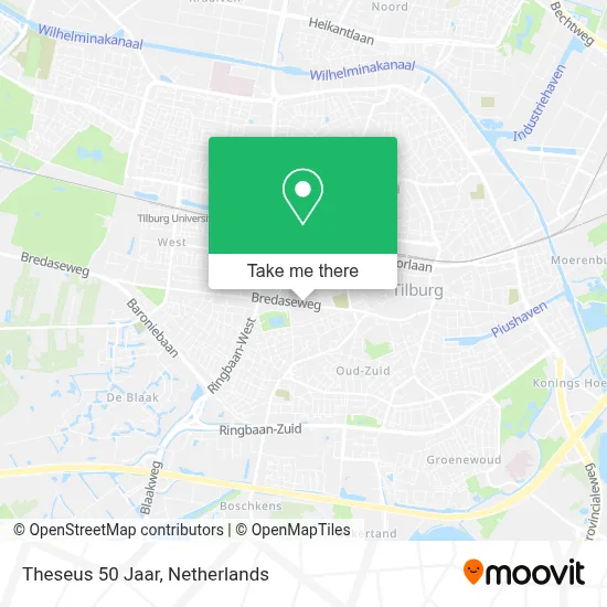 Theseus 50 Jaar map