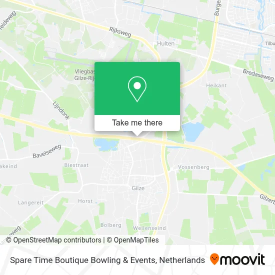 Spare Time Boutique Bowling & Events map