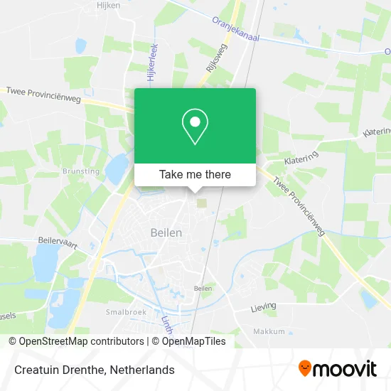 Creatuin Drenthe Karte
