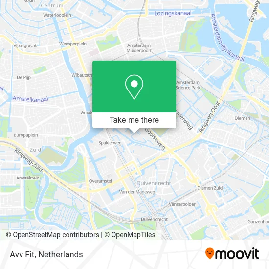 Avv Fit map