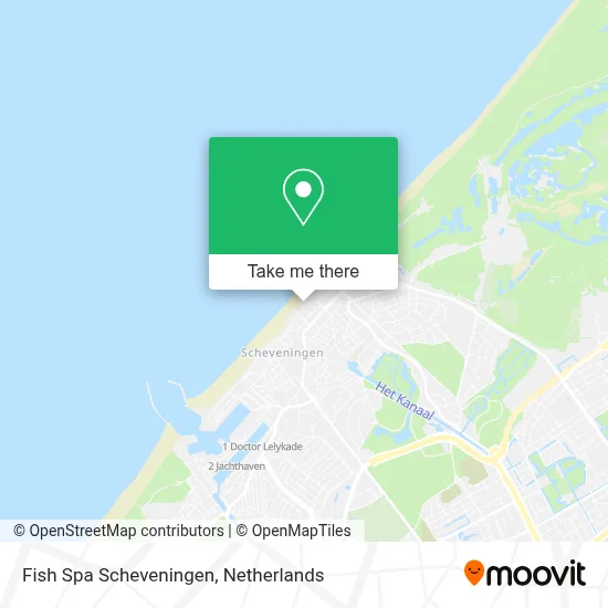 Fish Spa Scheveningen map
