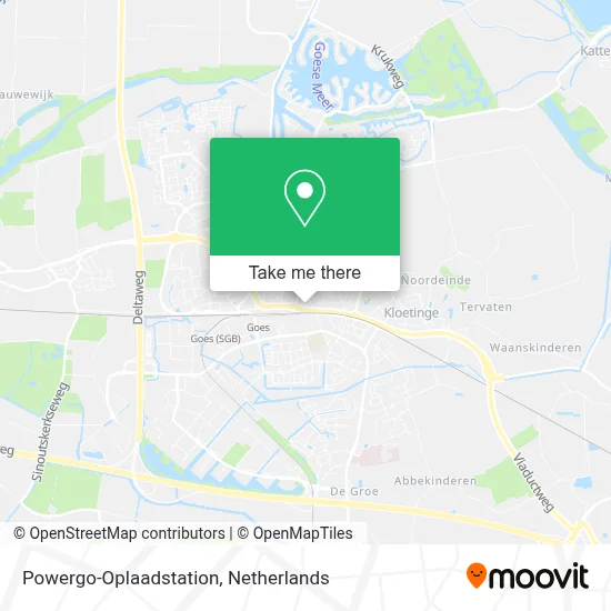 Powergo-Oplaadstation map