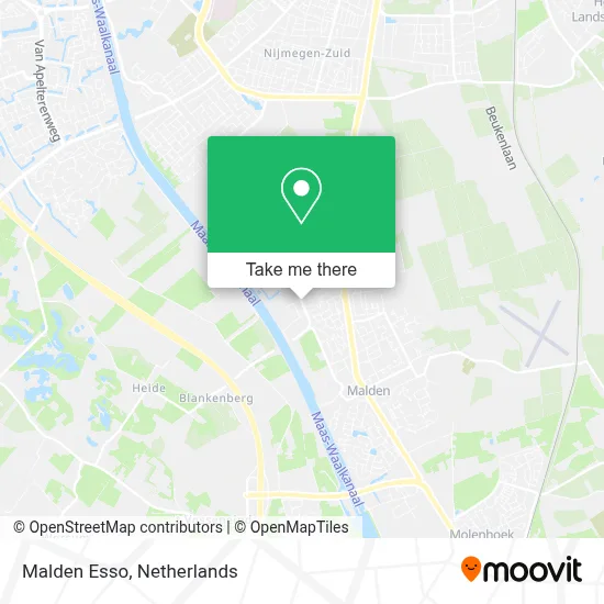 Malden Esso map