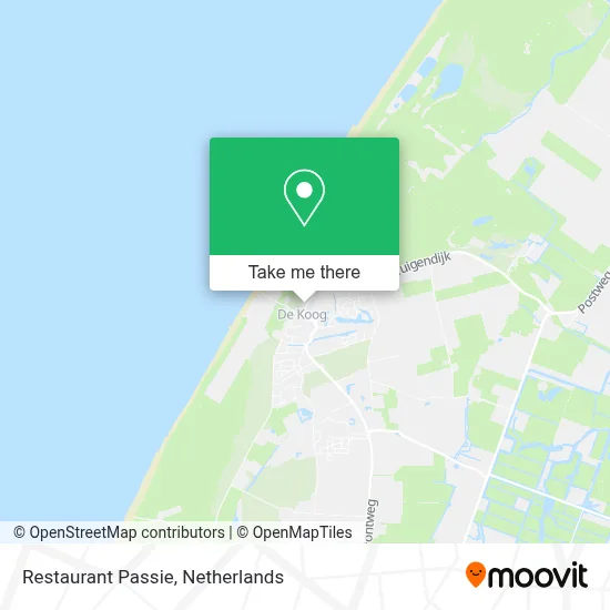 Restaurant Passie map