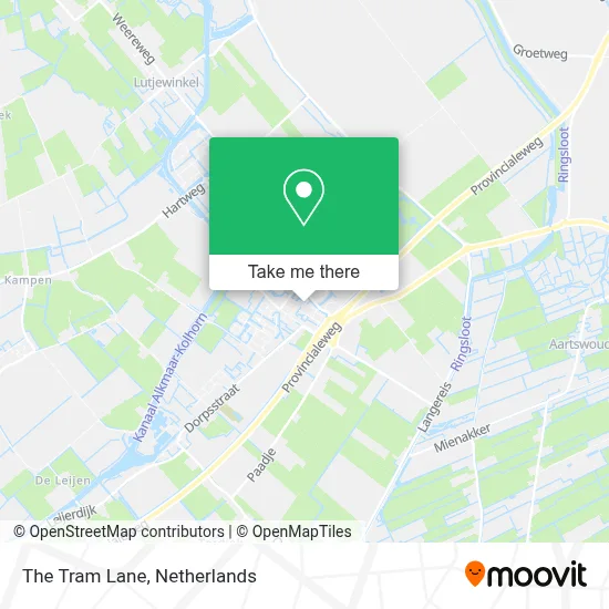 De Trambaan map