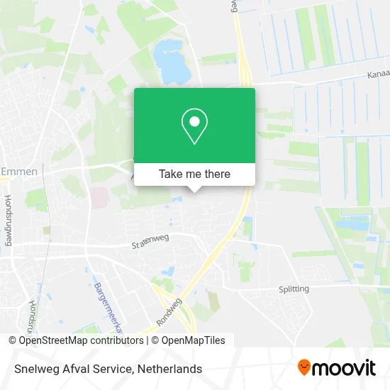 Snelweg Afval Service map