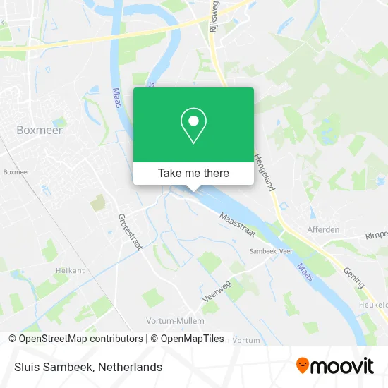 Sluis Sambeek map