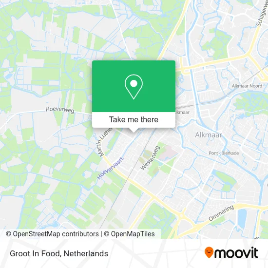 Groot In Food map