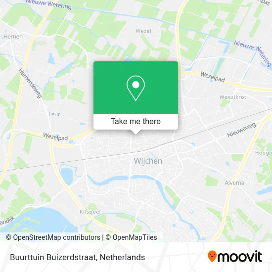 Buurttuin Buizerdstraat map