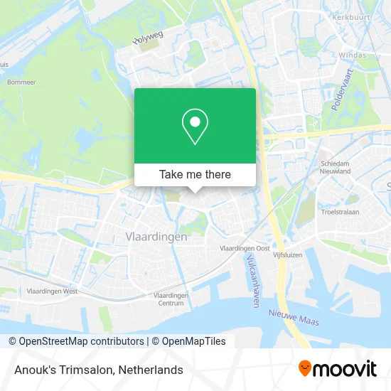 Anouk's Trimsalon map