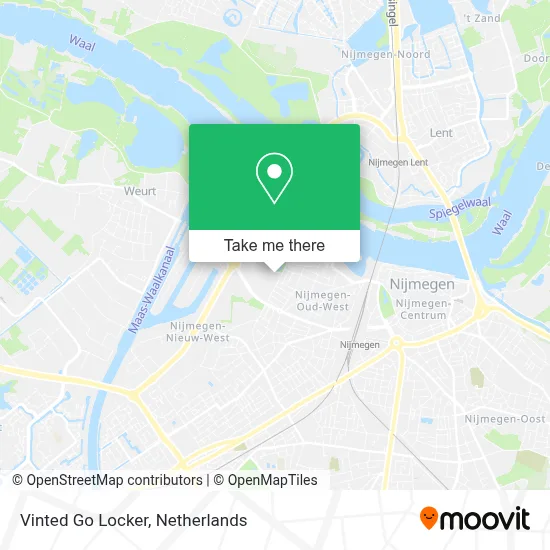 Vinted Go Locker map