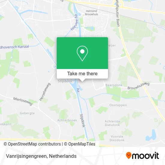 Vanrijsingengreen map