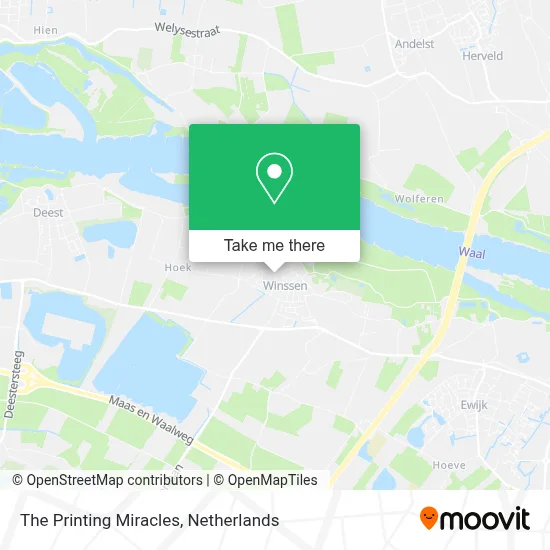 The Printing Miracles map