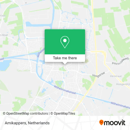 Amikappers map