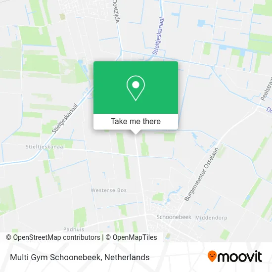 Multi Gym Schoonebeek map