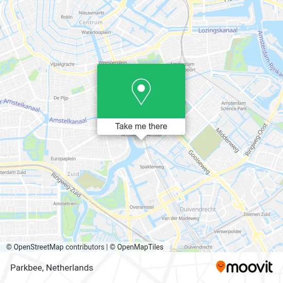 Parkbee map