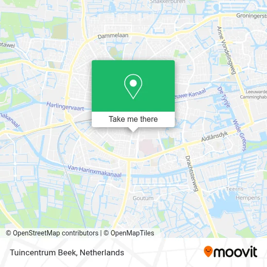 Tuincentrum Beek map