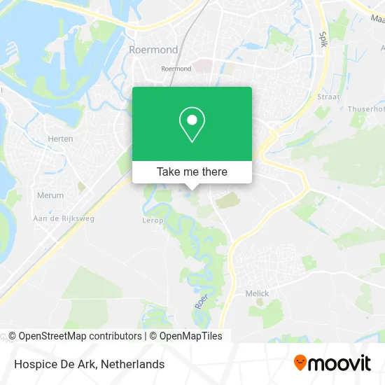 Hospice De Ark map