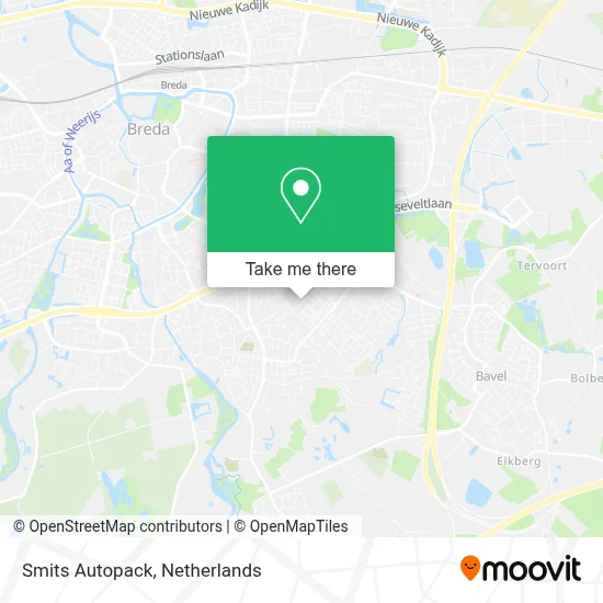 Smits Autopack map