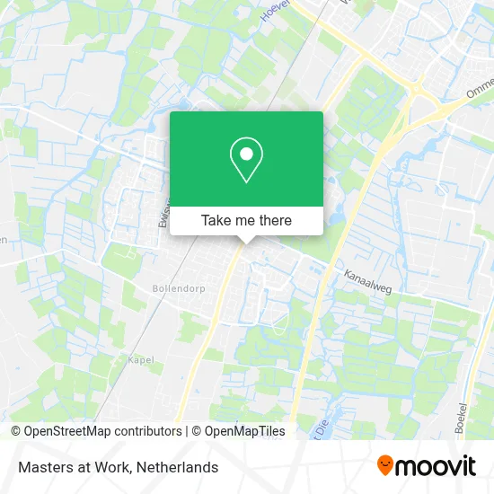 Masters at Work map