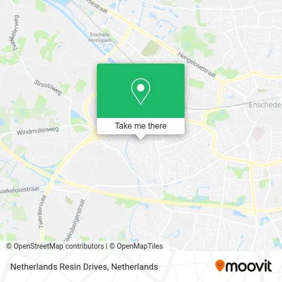 Netherlands Resin Drives map