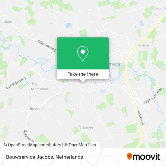 Bouwservice Jacobs map
