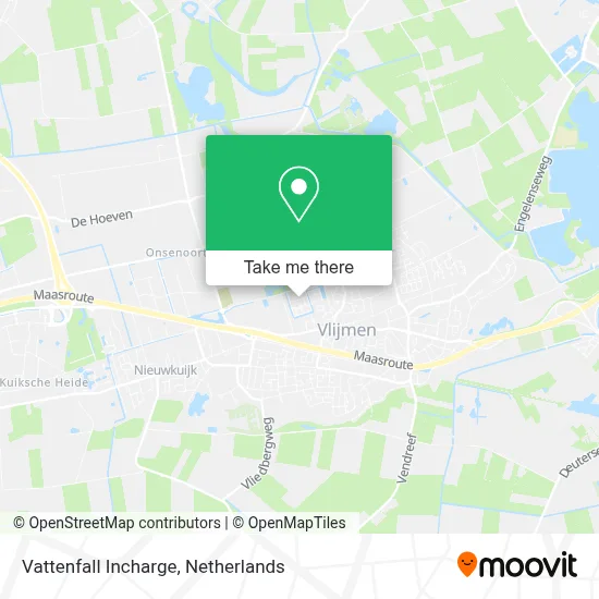 Vattenfall Incharge map