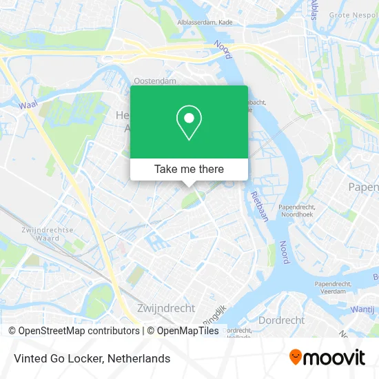 Vinted Go Locker map