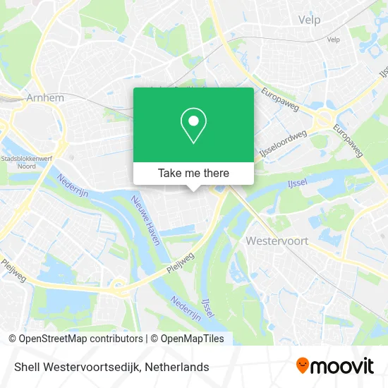 Shell Westervoortsedijk map
