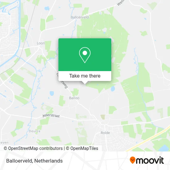 Balloerveld map