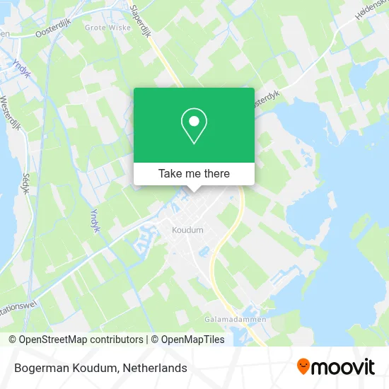 Bogerman Koudum map