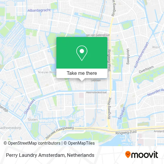 Perry Laundry Amsterdam map