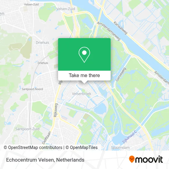 Echocentrum Velsen map