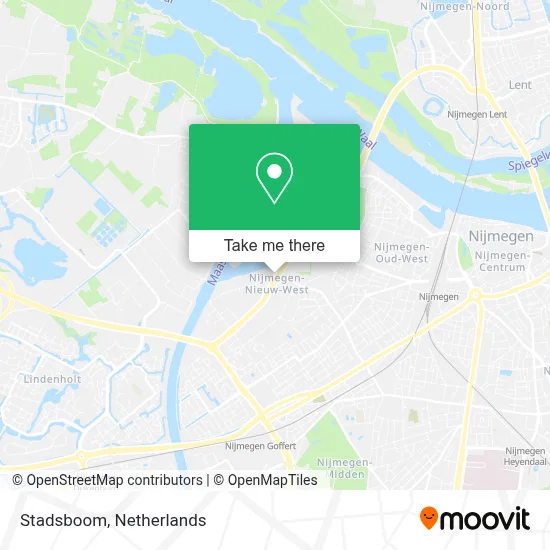 Stadsboom map