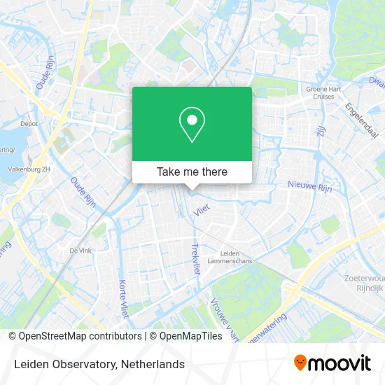 Leiden Observatory map