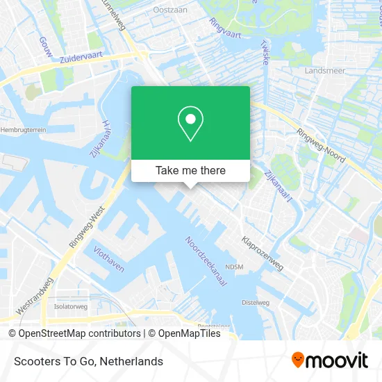 Scooters To Go map