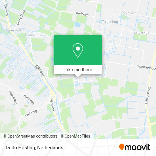 Dodo Hosting map
