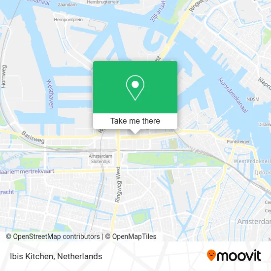 Ibis Kitchen map