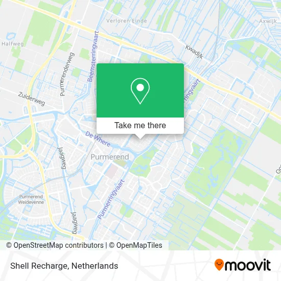 Shell Recharge map
